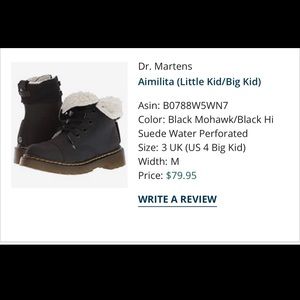 Dr. Martens fur lined. Gently used worn about 5x